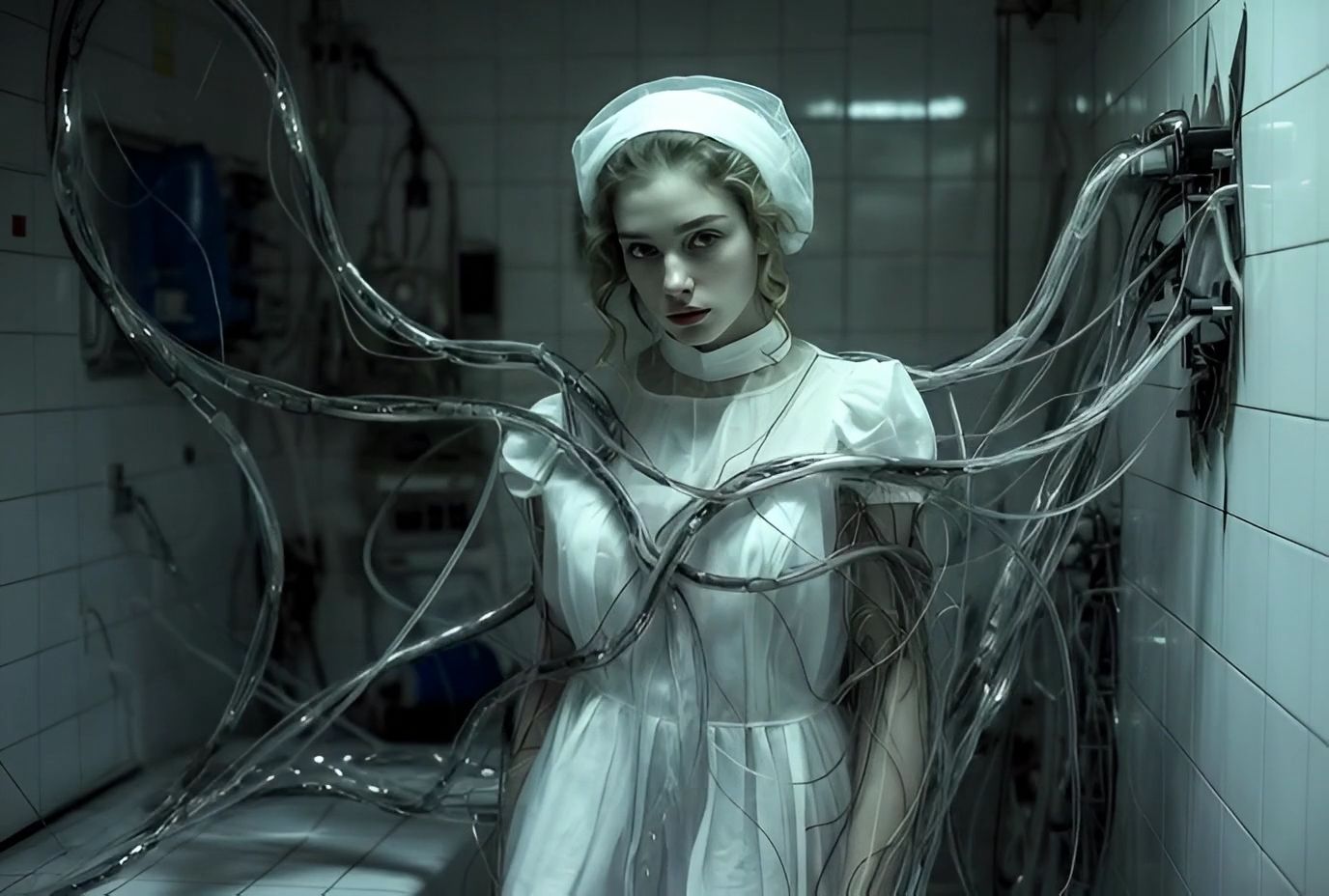 美女と触手01 - サンプル画像 1