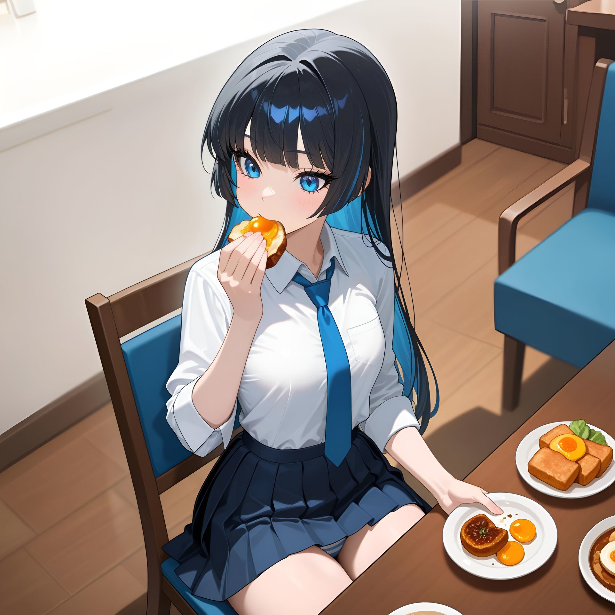 切姫蒼香さんの月曜日−切姫蒼香さんフェチエロAIイラスト集 - サンプル画像 3