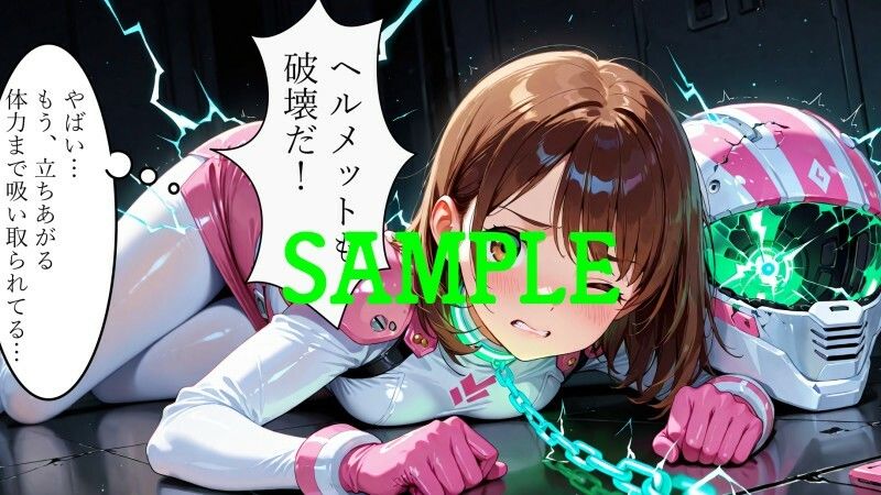 戦隊ヒロイン vs 絶倫アンドロイド - サンプル画像 8