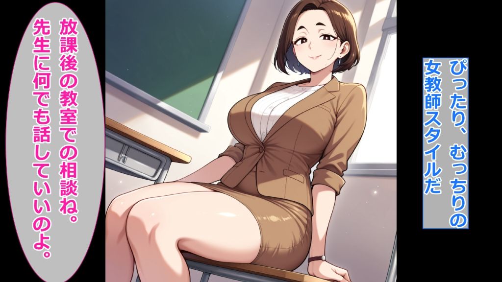 【コスプレ服装編】ぽっちゃり人妻上司と着衣のままイチャイチャする3 - サンプル画像 3