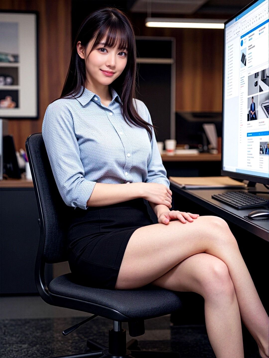 笑顔の彼女  リアル - サンプル画像 3