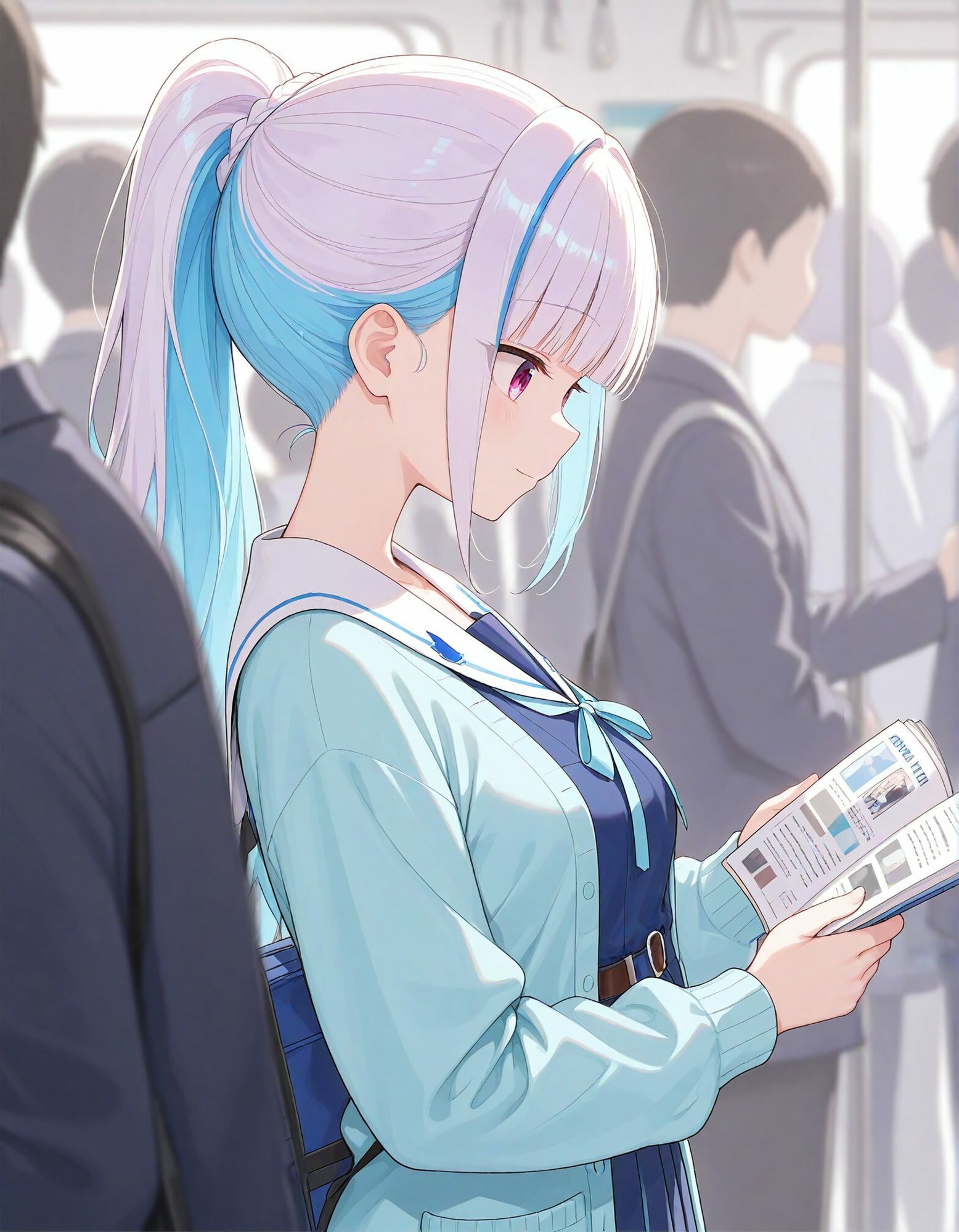 痴●電車 犯●れた少女 リゼ・ヘルエ●タ編 - サンプル画像 2