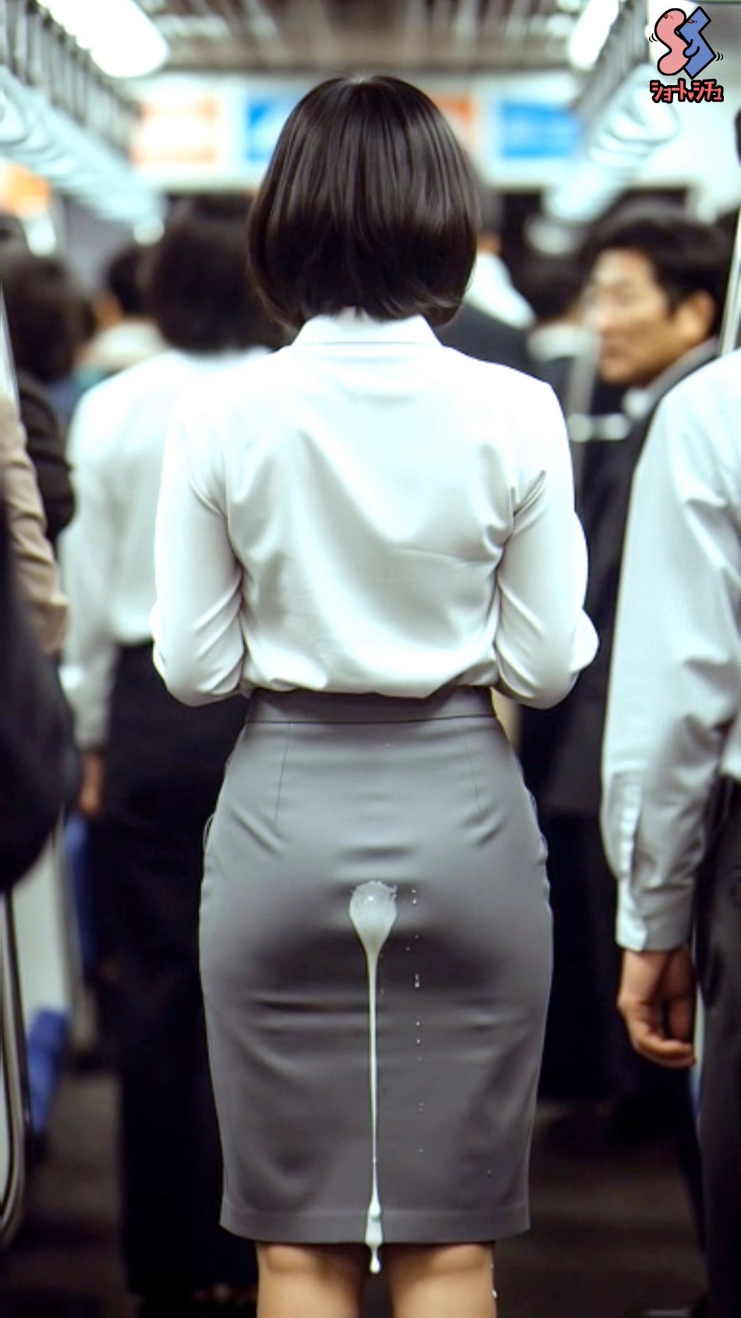 無敵の人の僕が満員電車で - サンプル画像 3