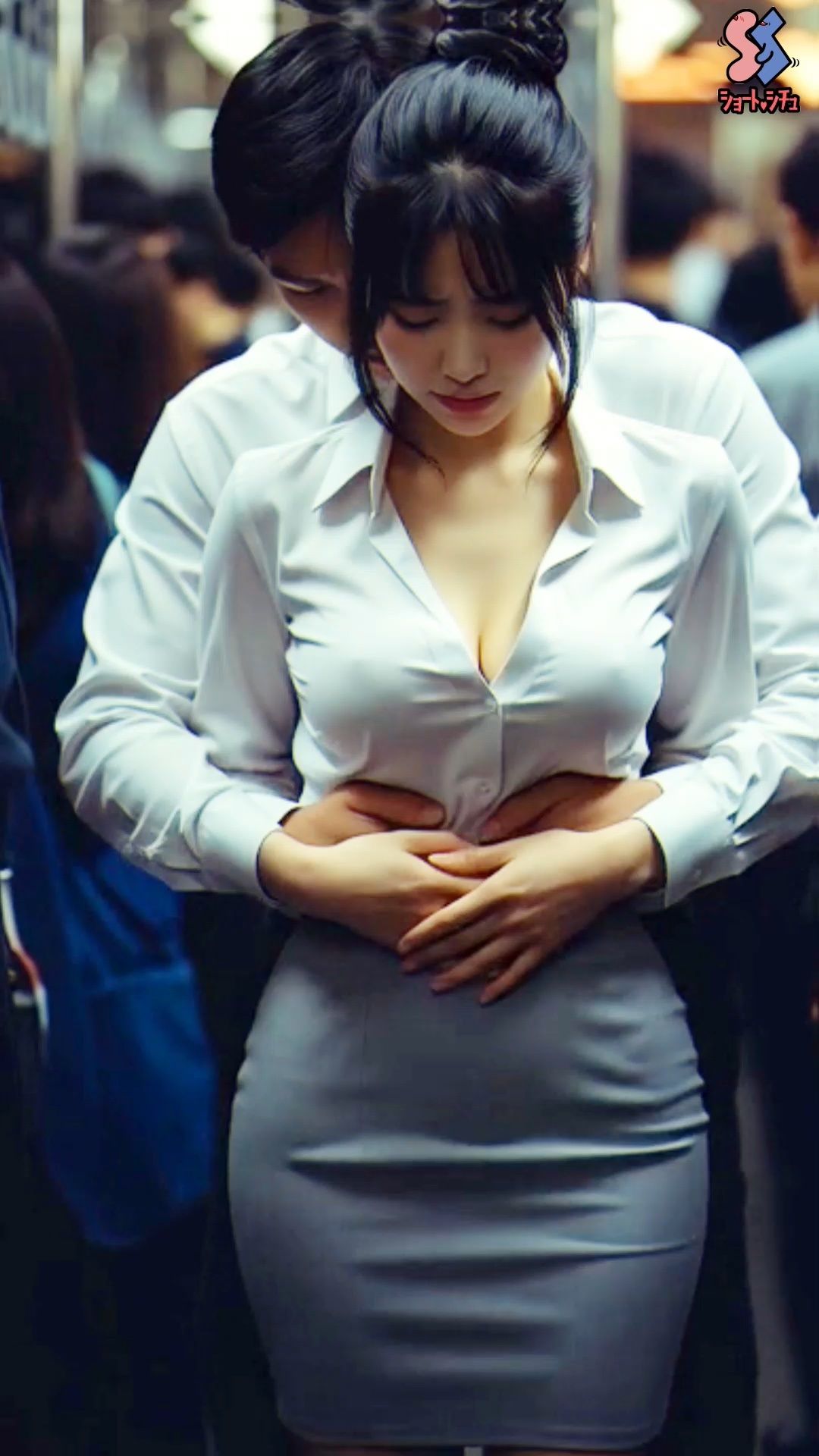 無敵の人の僕が満員電車で - サンプル画像 5