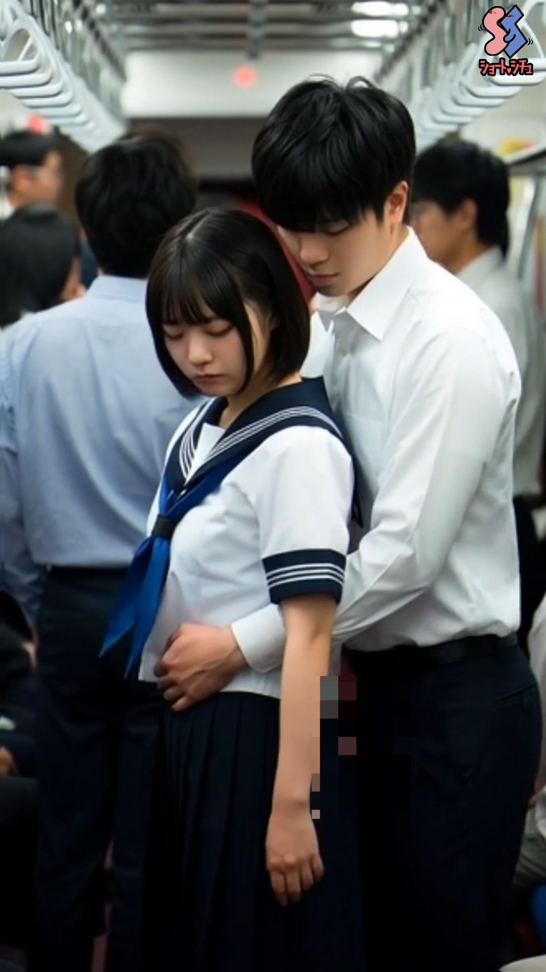 無敵の人の僕が満員電車で - サンプル画像 9