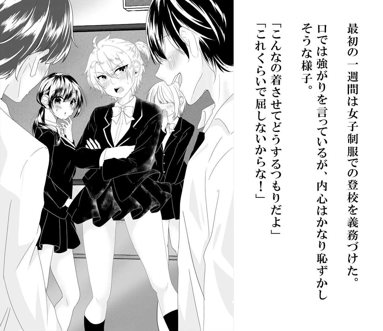 被告を女装刑罰の処置とする - サンプル画像 2