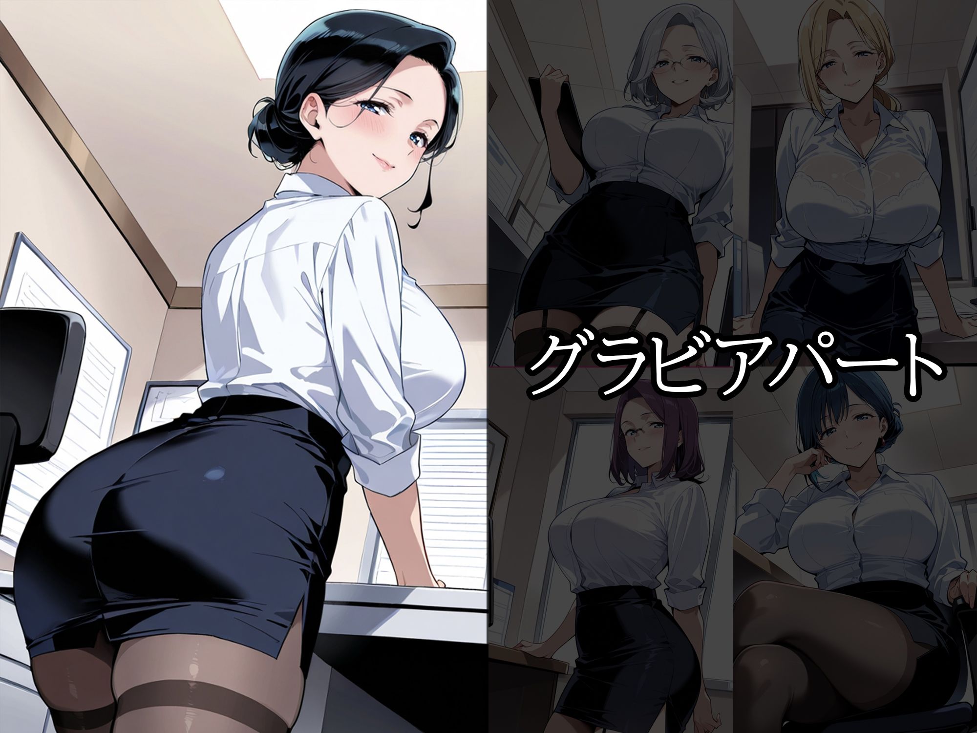 人妻秘書  〜秘密の残業〜 - サンプル画像 2