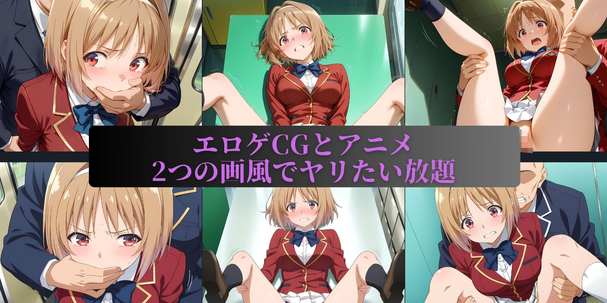 櫛田〇梗に色々無理やりひどいことする本 - サンプル画像 8