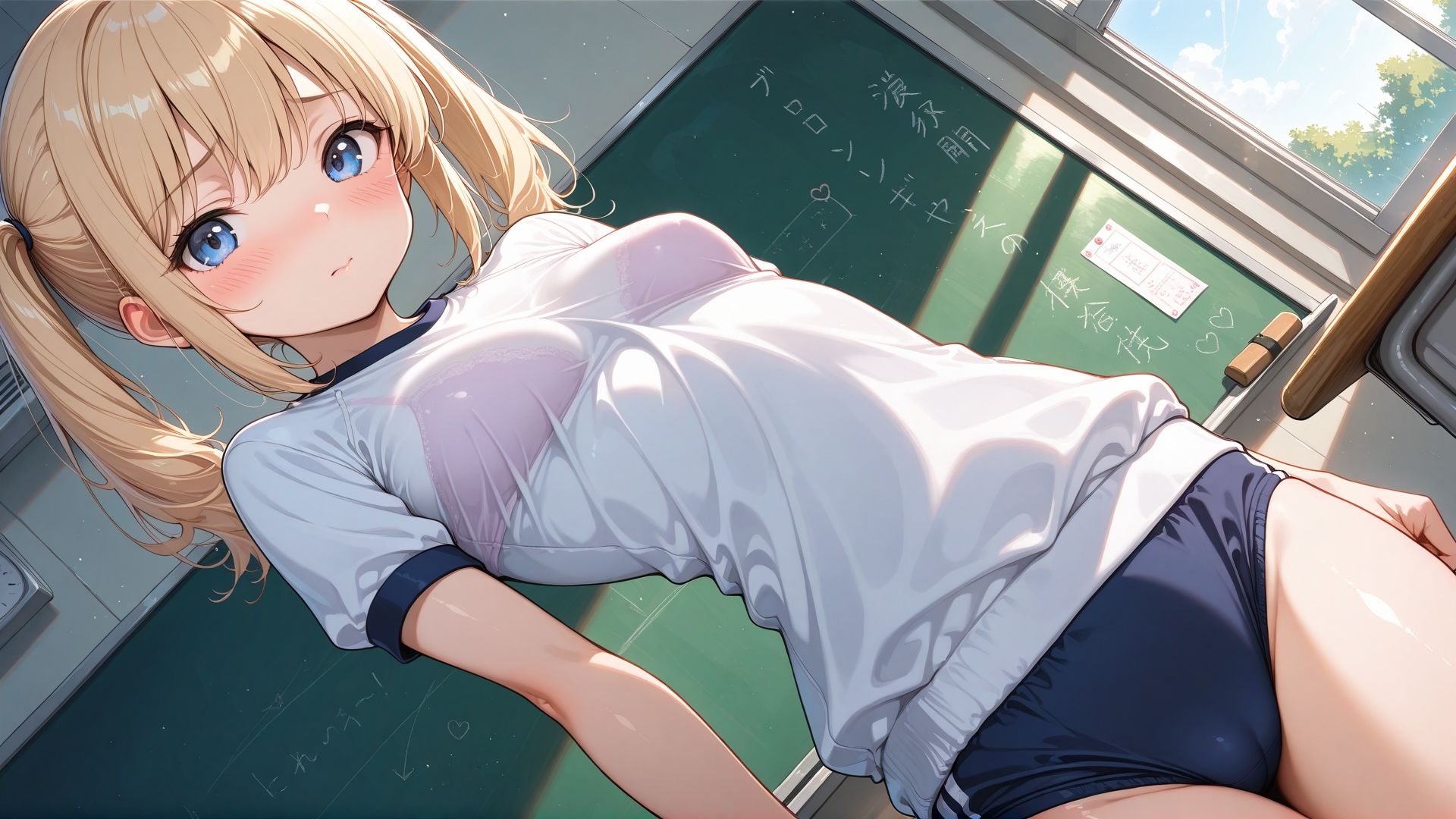 ブルマ日和。― ツインテール編:ブラ透け ― - サンプル画像 2