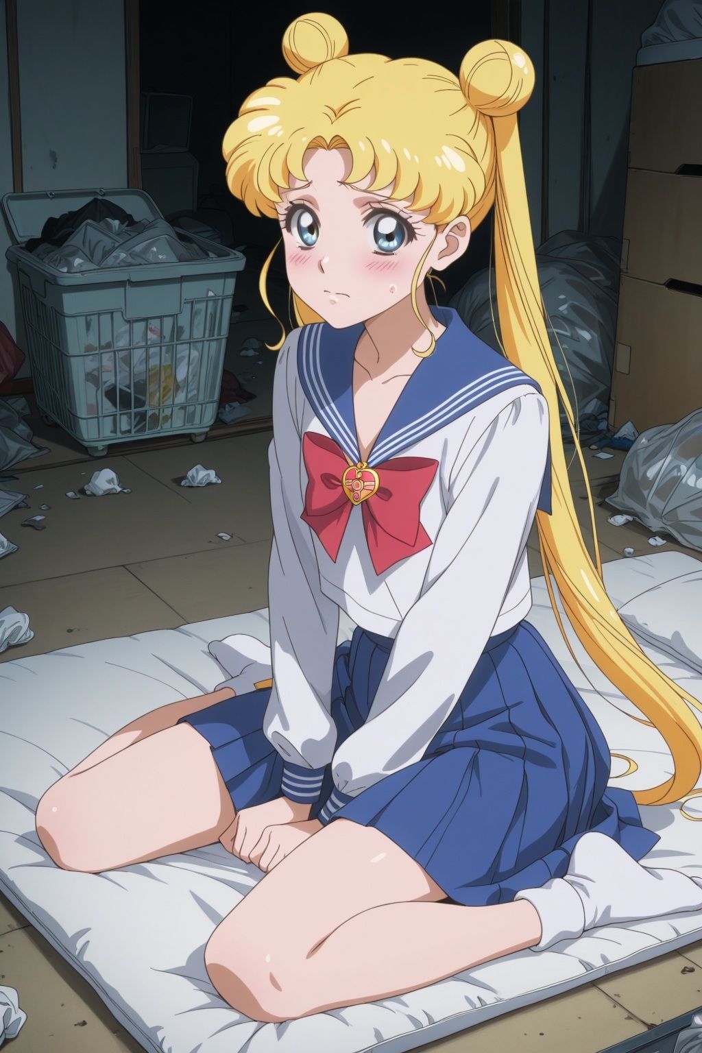 汚部屋に監禁され何度も種付けされて セー●ームーン うさぎ - サンプル画像 2