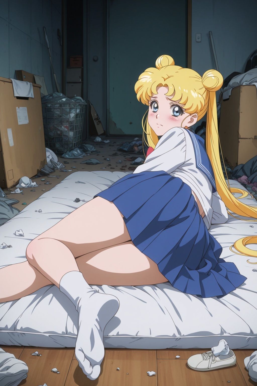 汚部屋に監禁され何度も種付けされて セー●ームーン うさぎ - サンプル画像 4