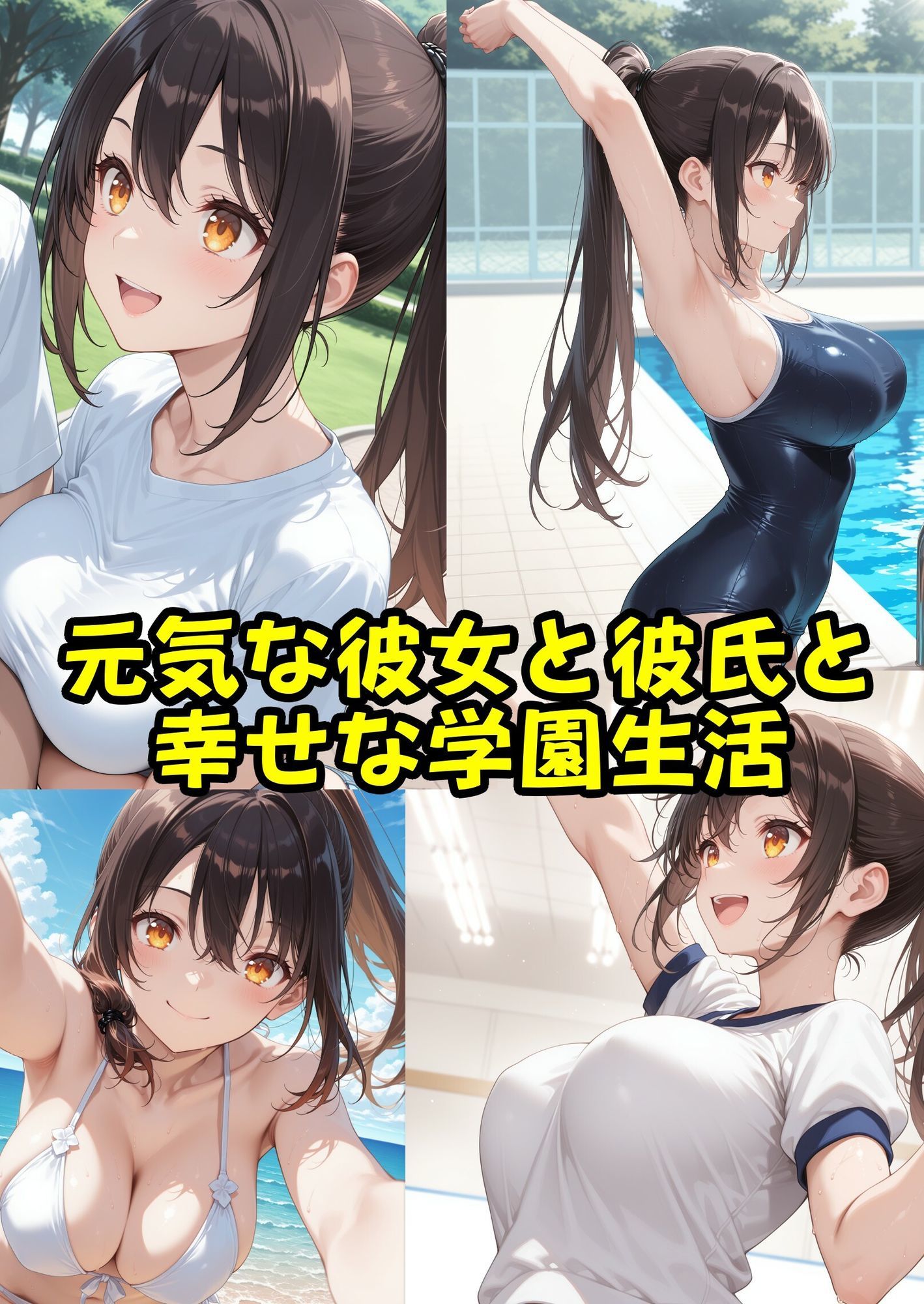 彼氏持ち茶髪体育彼女が堕ちるまで - サンプル画像 1