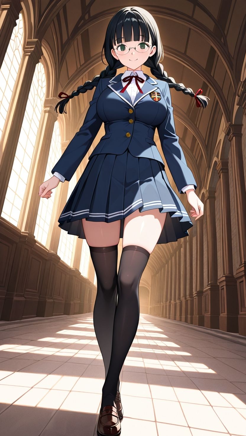 三つ編み優等生妹が兄に犯●れ快楽堕ち - サンプル画像 1