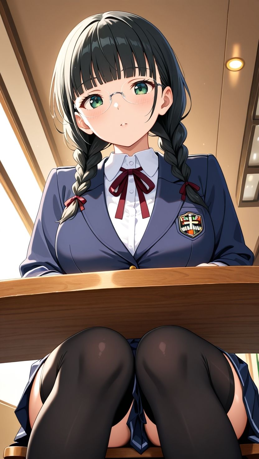 三つ編み優等生妹が兄に犯●れ快楽堕ち - サンプル画像 2