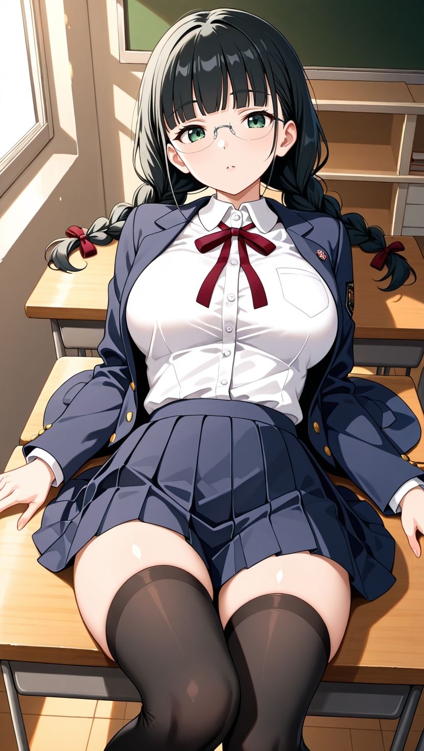 三つ編み優等生妹が兄に犯●れ快楽堕ち - サンプル画像 4