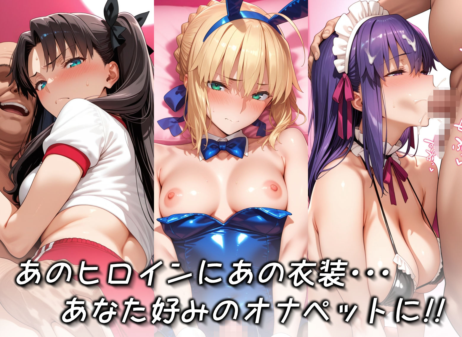 キセカエオナペット -F◯te stay night篇 その2- - サンプル画像 2