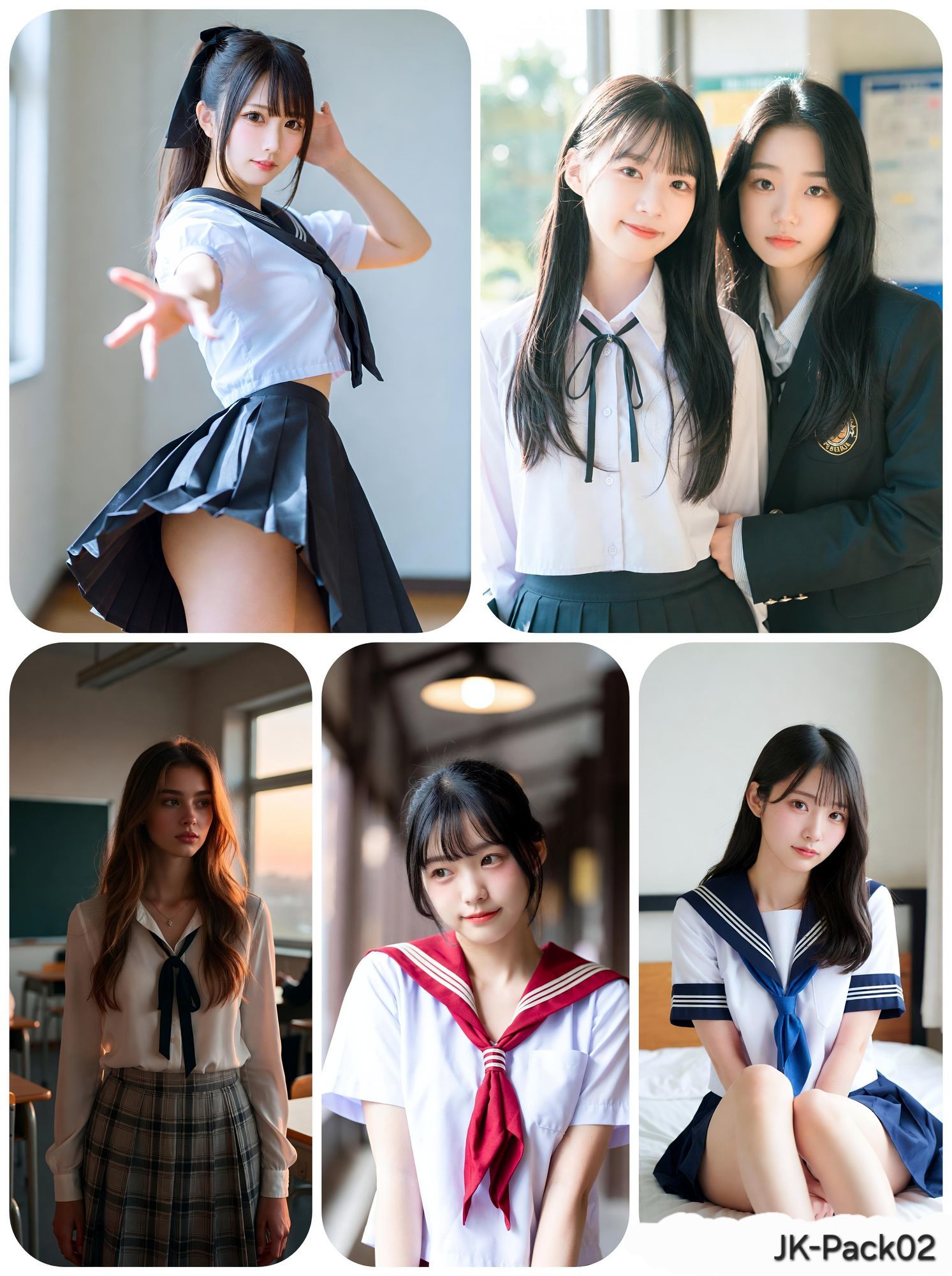 こんな美女が脱いでくれるの！？  JK-Pack02 - サンプル画像 3