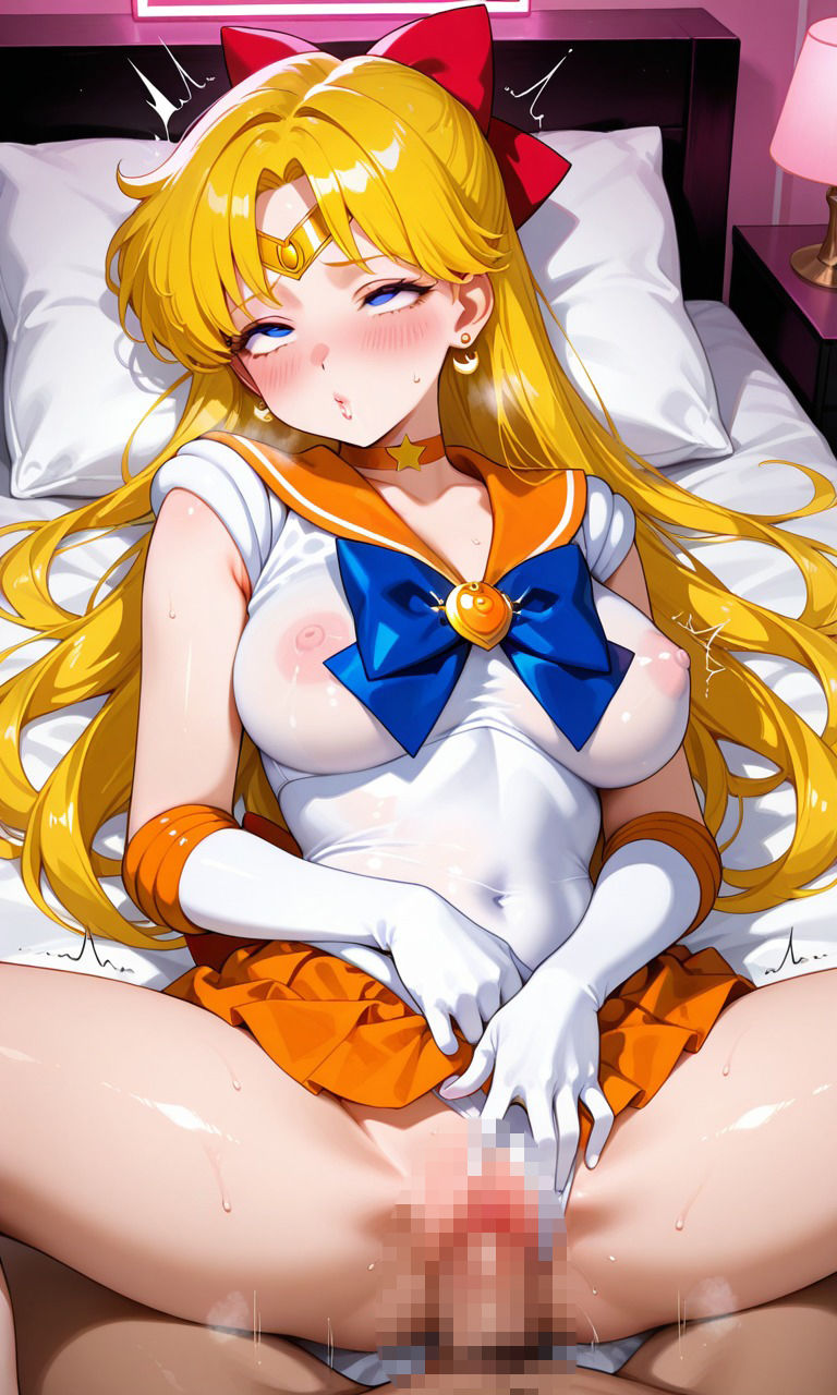 【セーラームーン】ビーナス・マーズ・サターン 〜生意気セーラー戦士を分からせアヘ顔CG集〜｜挑発パンチラ・中出し・イマラチオ - サンプル画像 2