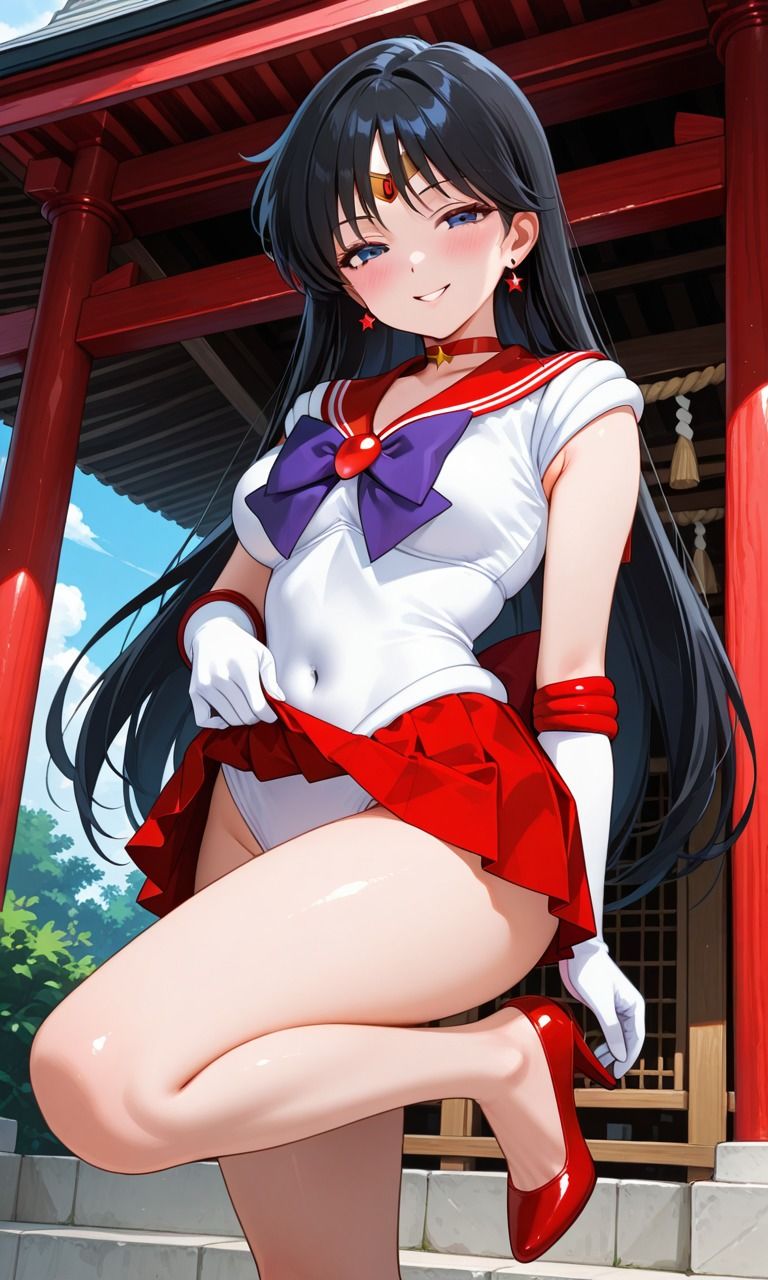 【セーラームーン】ビーナス・マーズ・サターン 〜生意気セーラー戦士を分からせアヘ顔CG集〜｜挑発パンチラ・中出し・イマラチオ - サンプル画像 5