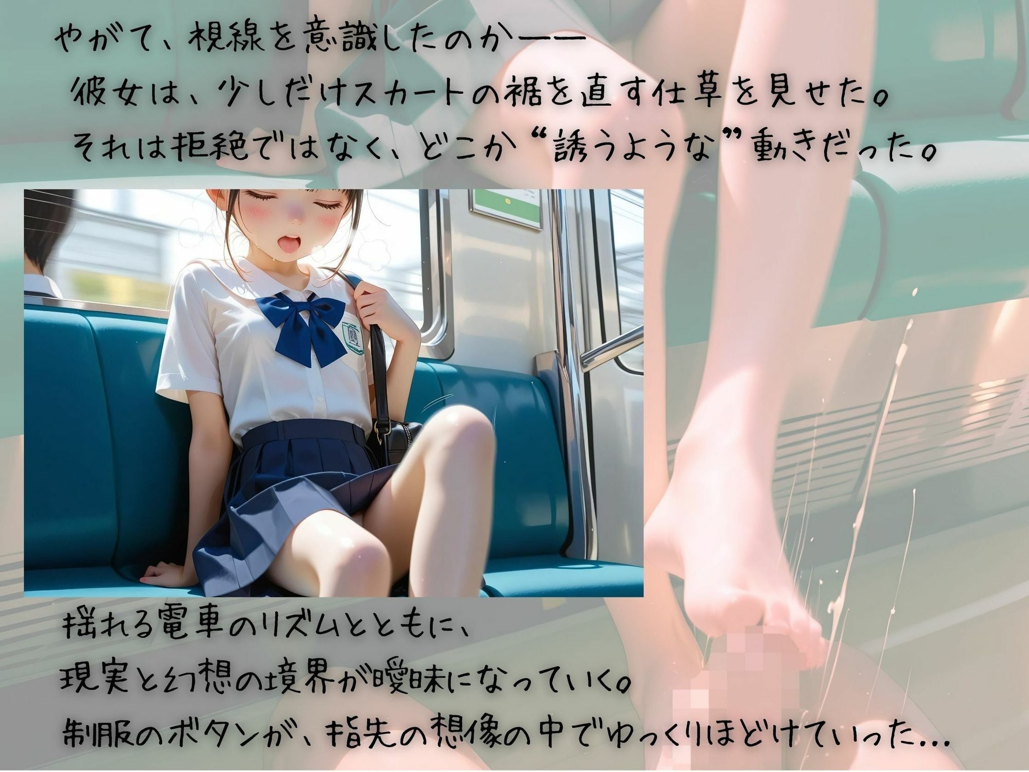 放課後リアル＃12〜揺れる電車でほどける制服〜 - サンプル画像 3