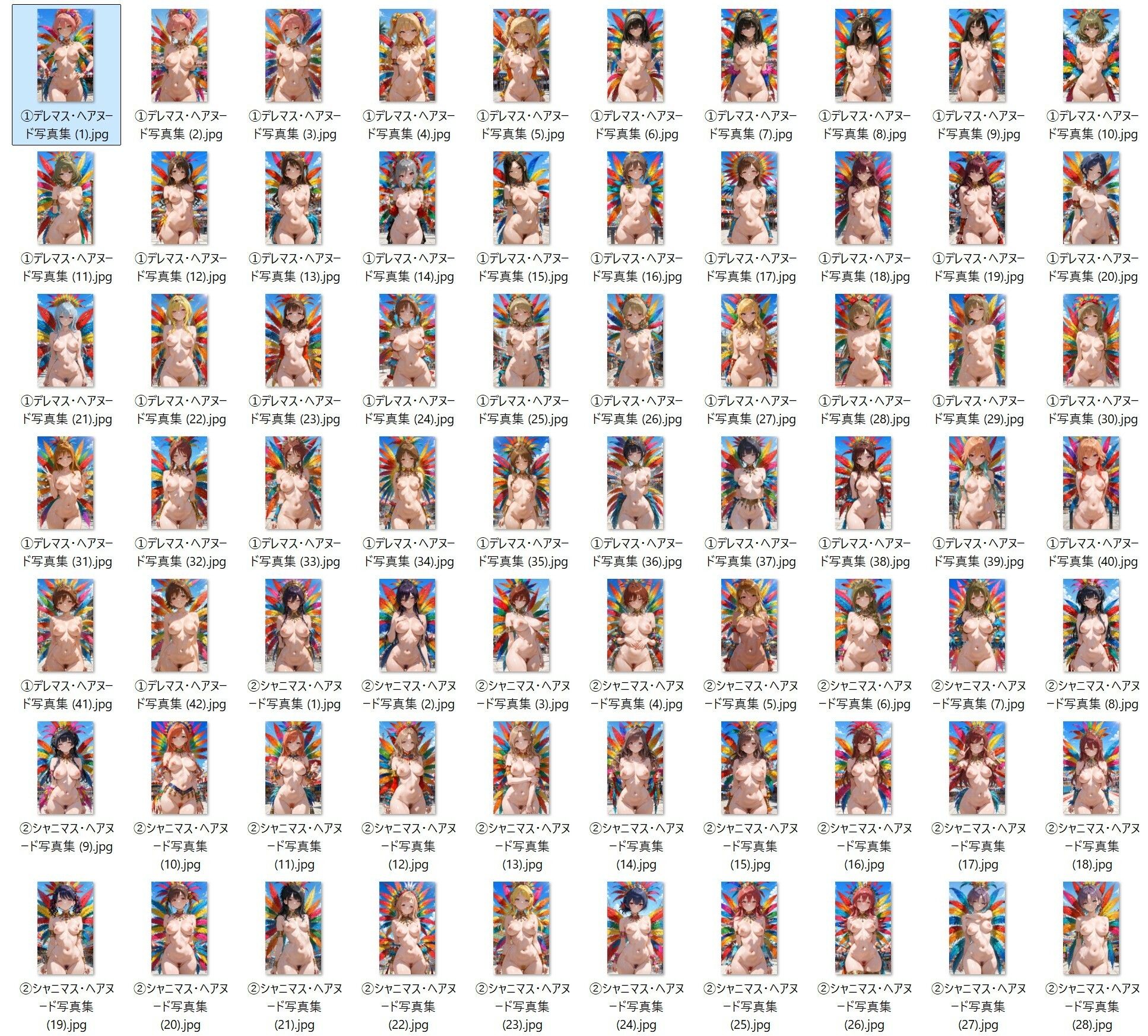 ヘアヌード解禁版！デレ＆シャニアイドルたちのヌード写真集（82枚） - サンプル画像 9