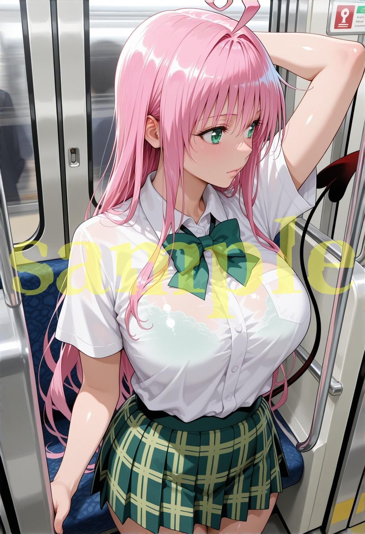 強〇快楽痴〇電車 ラ〇編 - サンプル画像 1