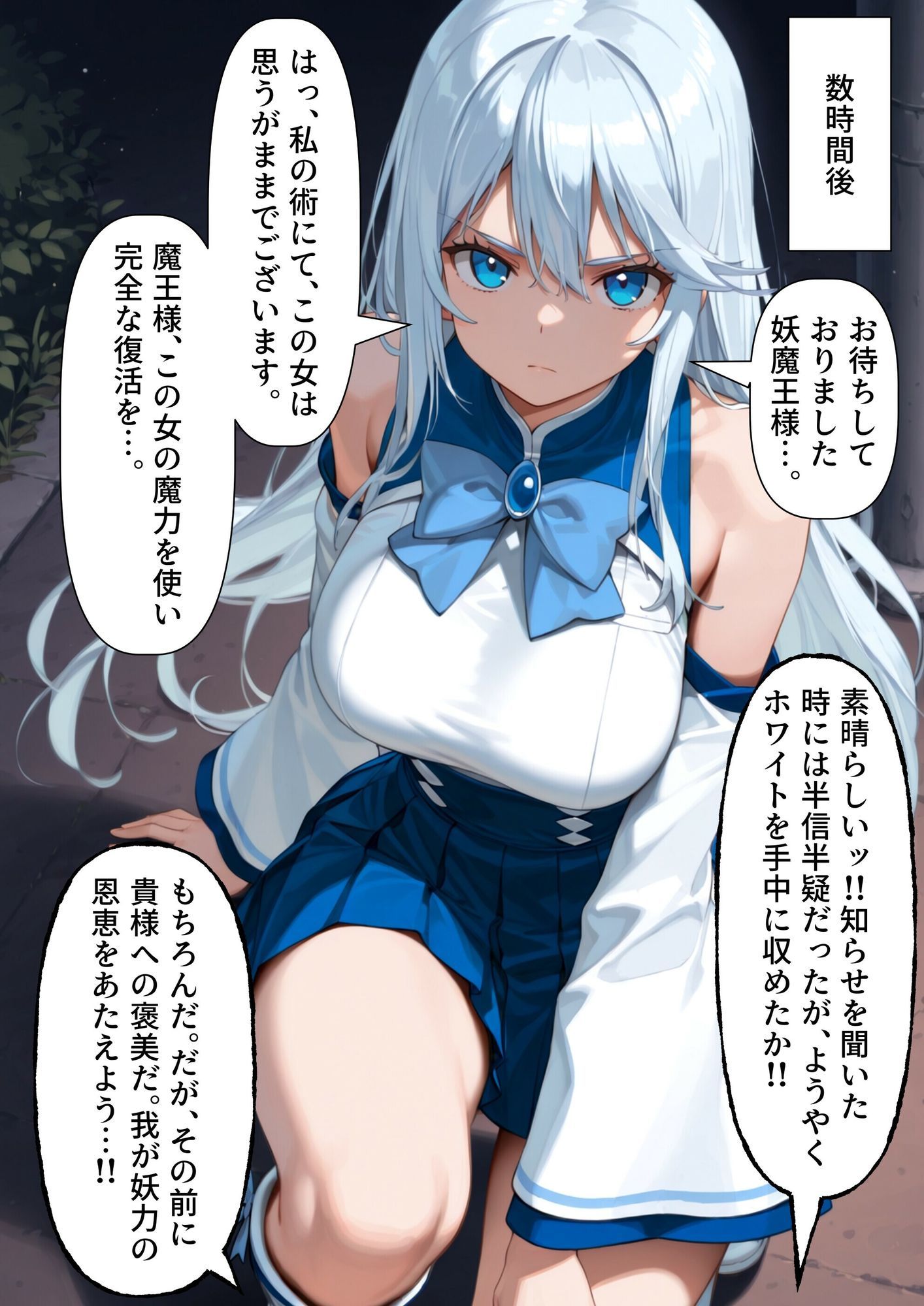 【寄生】触手怪人が魔法少女を乗っ取って闇落ちしたけど、魔法少女の正体は変身した彼女だった！？ - サンプル画像 7