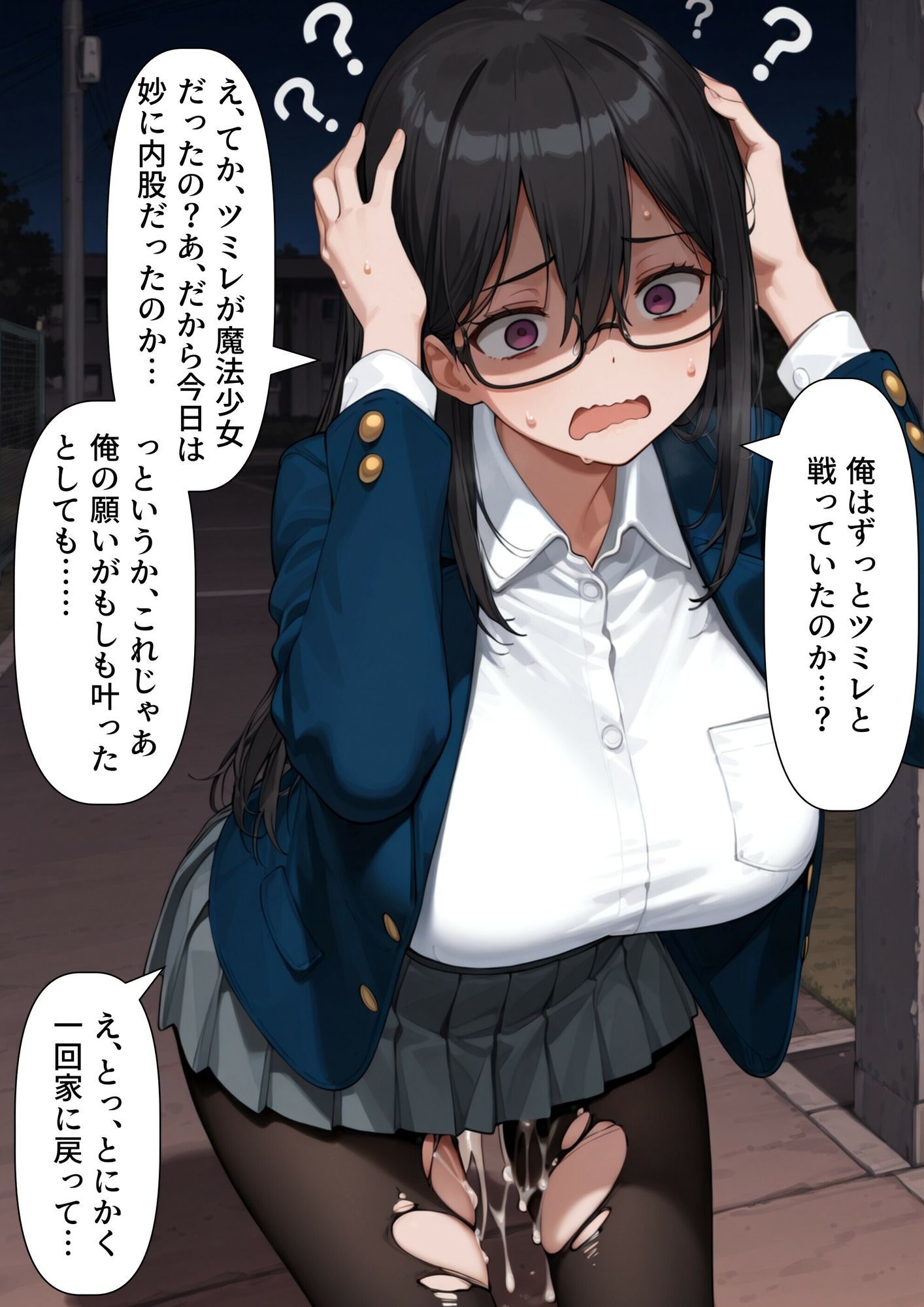 【寄生】触手怪人が魔法少女を乗っ取って闇落ちしたけど、魔法少女の正体は変身した彼女だった！？ - サンプル画像 10