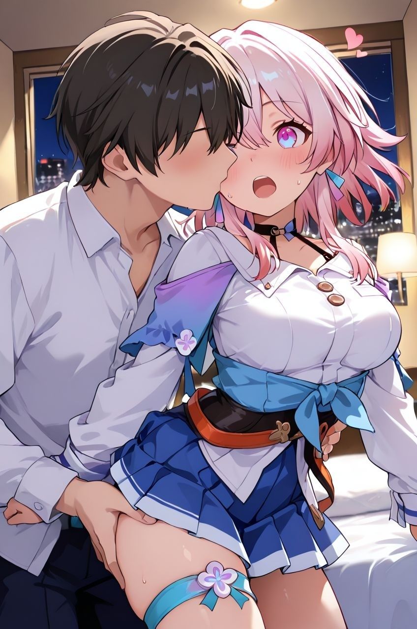 中出しセックスしないと出られない夢のホテルに閉じ込められちゃったお話 なのか編 - サンプル画像 2