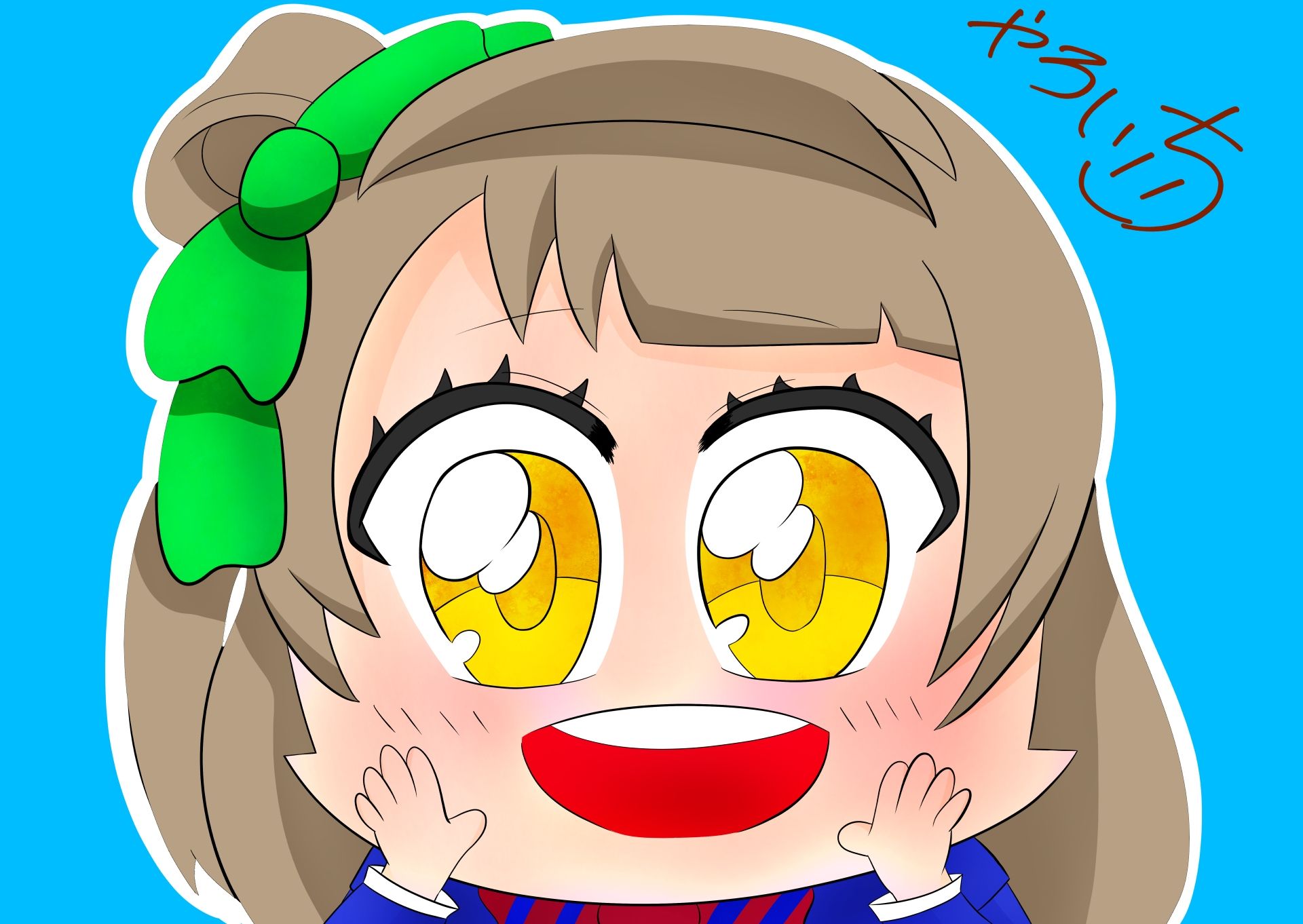 ことりちゃんのイラスト - サンプル画像 1