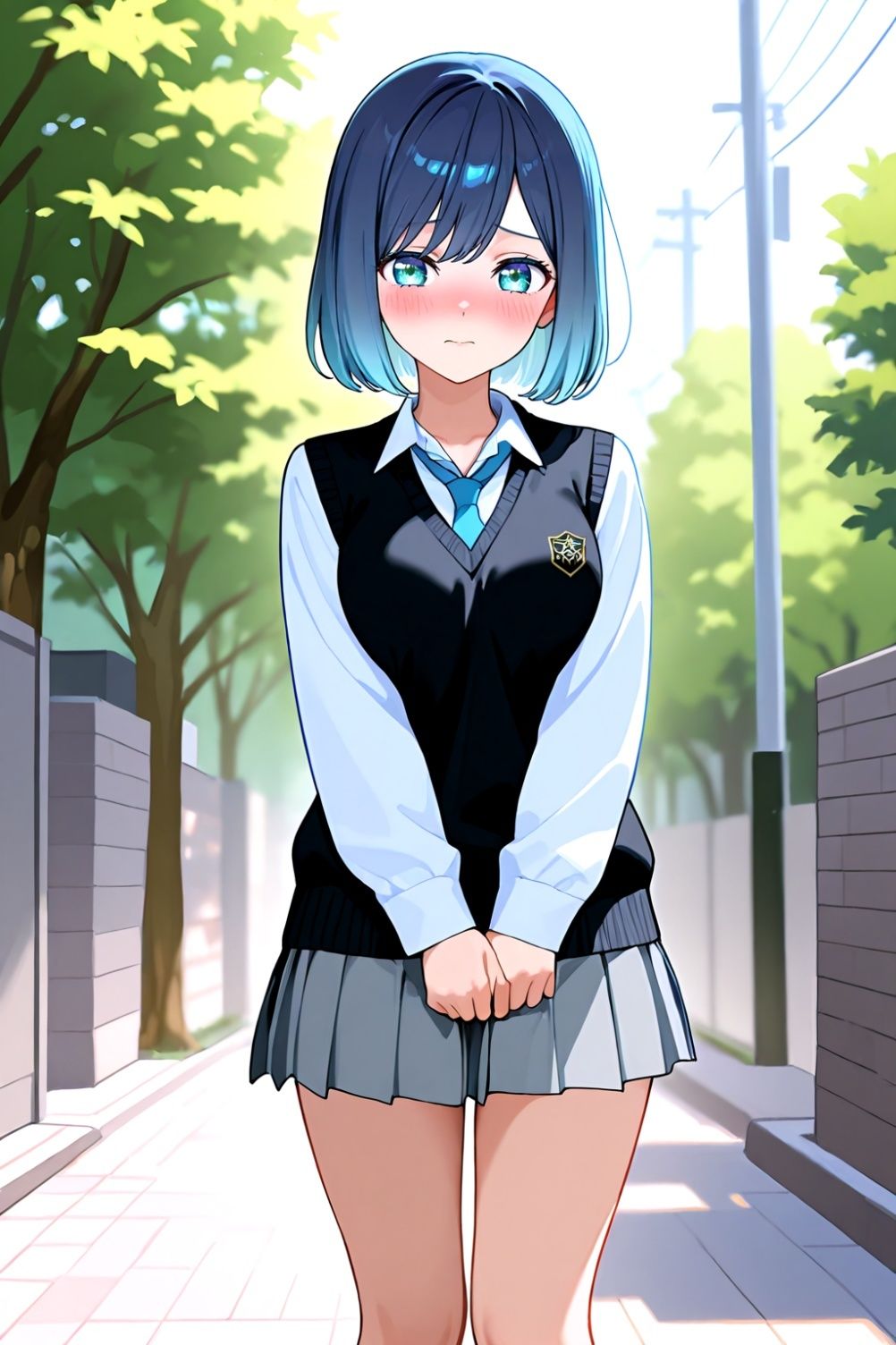 黒〇あかね  野外露出編 - サンプル画像 1