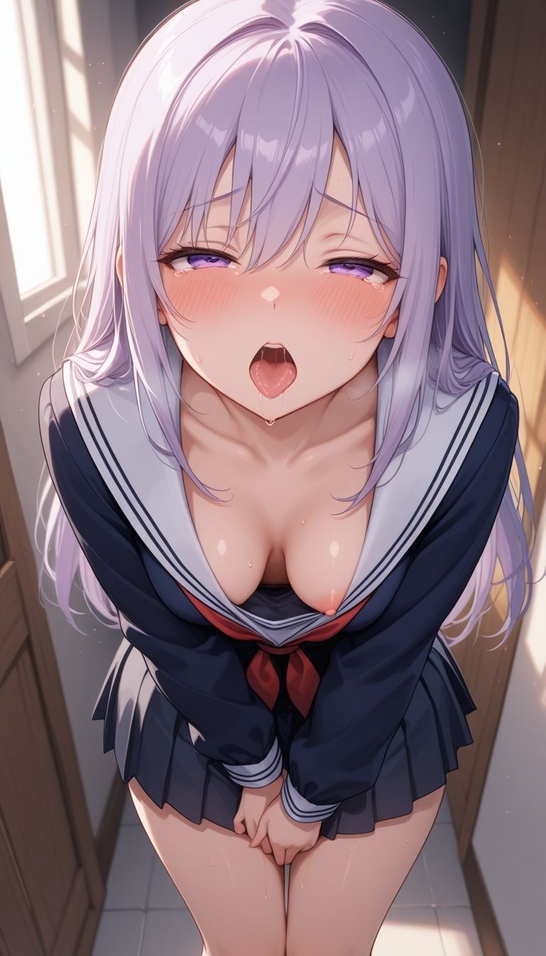 胸チラ・乳首・トロ顔（R-18版） - サンプル画像 5