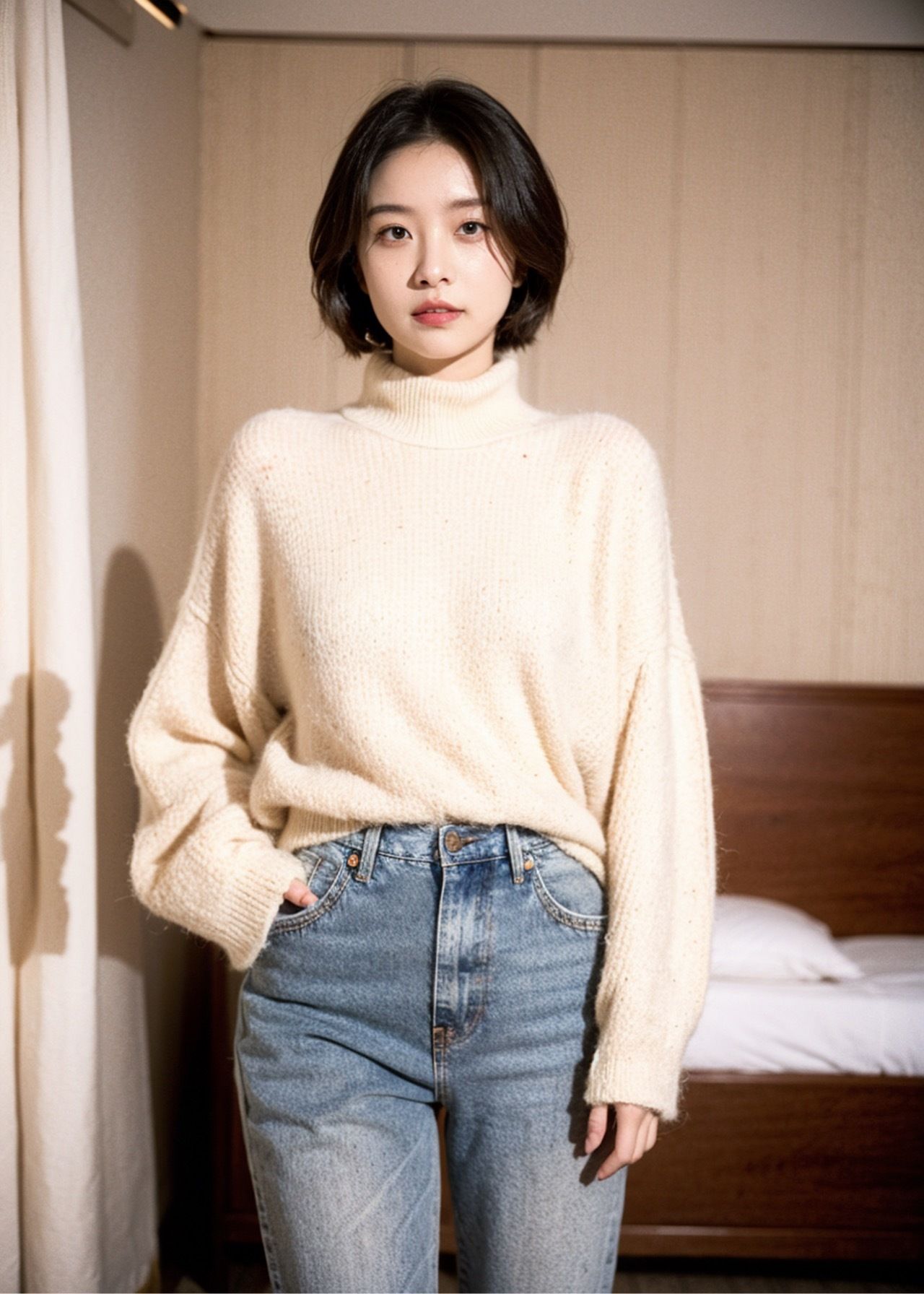 【AIモデル】牛丸レナ ― 魅惑のプライベートセッション ― - サンプル画像 3