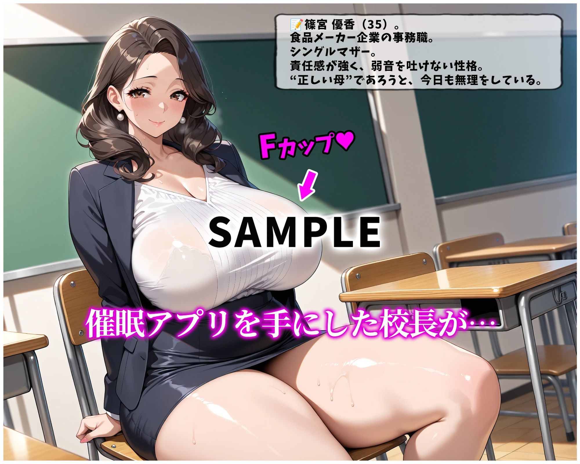 催●支配！狙われたシングルマザーが孕まされるまでの話 - サンプル画像 1