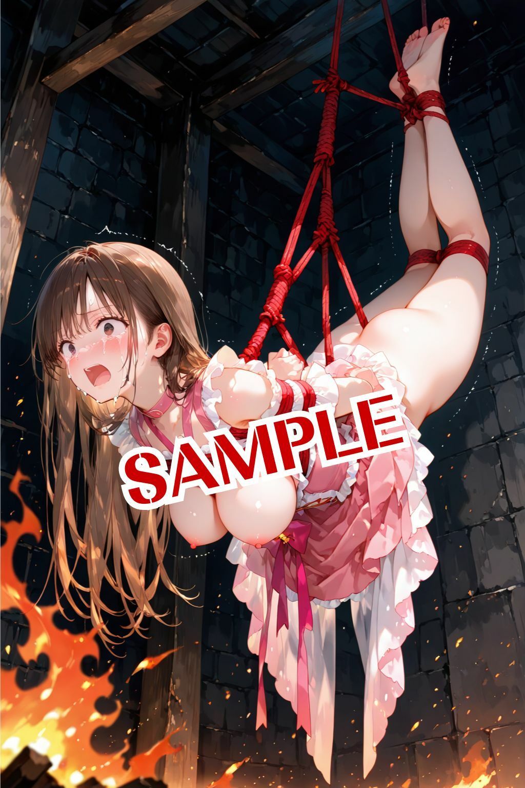 魔法戦士えりな vol.4 監禁 編【後編:拘束と拷問】 - サンプル画像 4