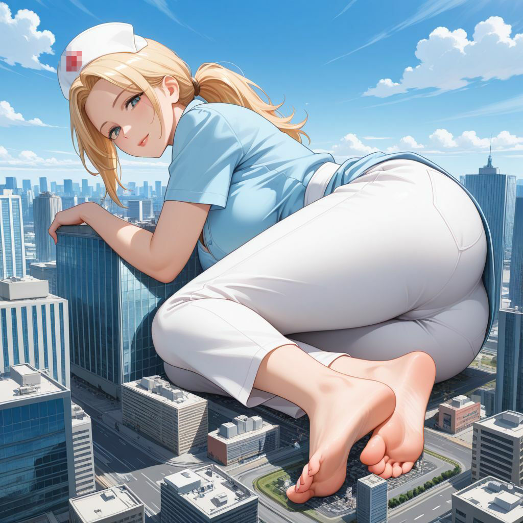 巨大女たち（1） - サンプル画像 1