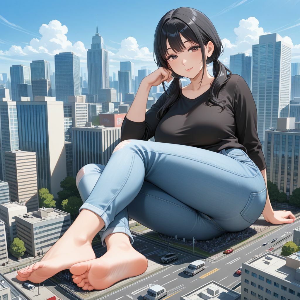 巨大女たち（1） - サンプル画像 2