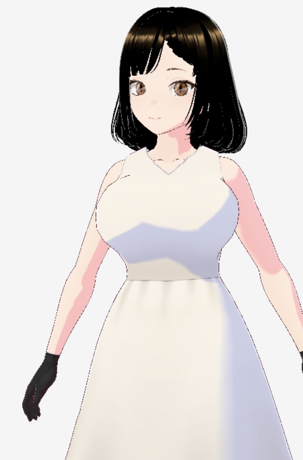 白ワンピースを着たお姉さん（セリフなし  3DCGモデル  イラスト集） - サンプル画像 9