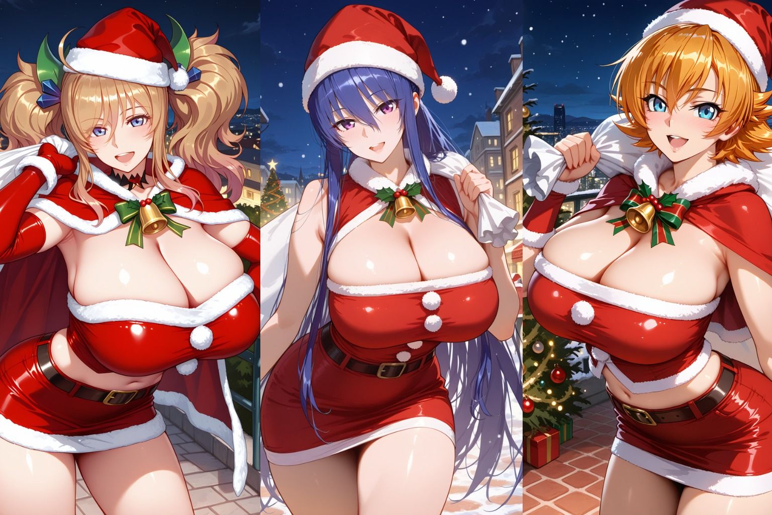 【サンタで対〇忍】凜〇・き〇ら・さ〇ら - サンプル画像 1