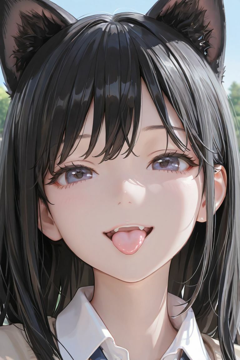 猫耳JKの通学路 - サンプル画像 5