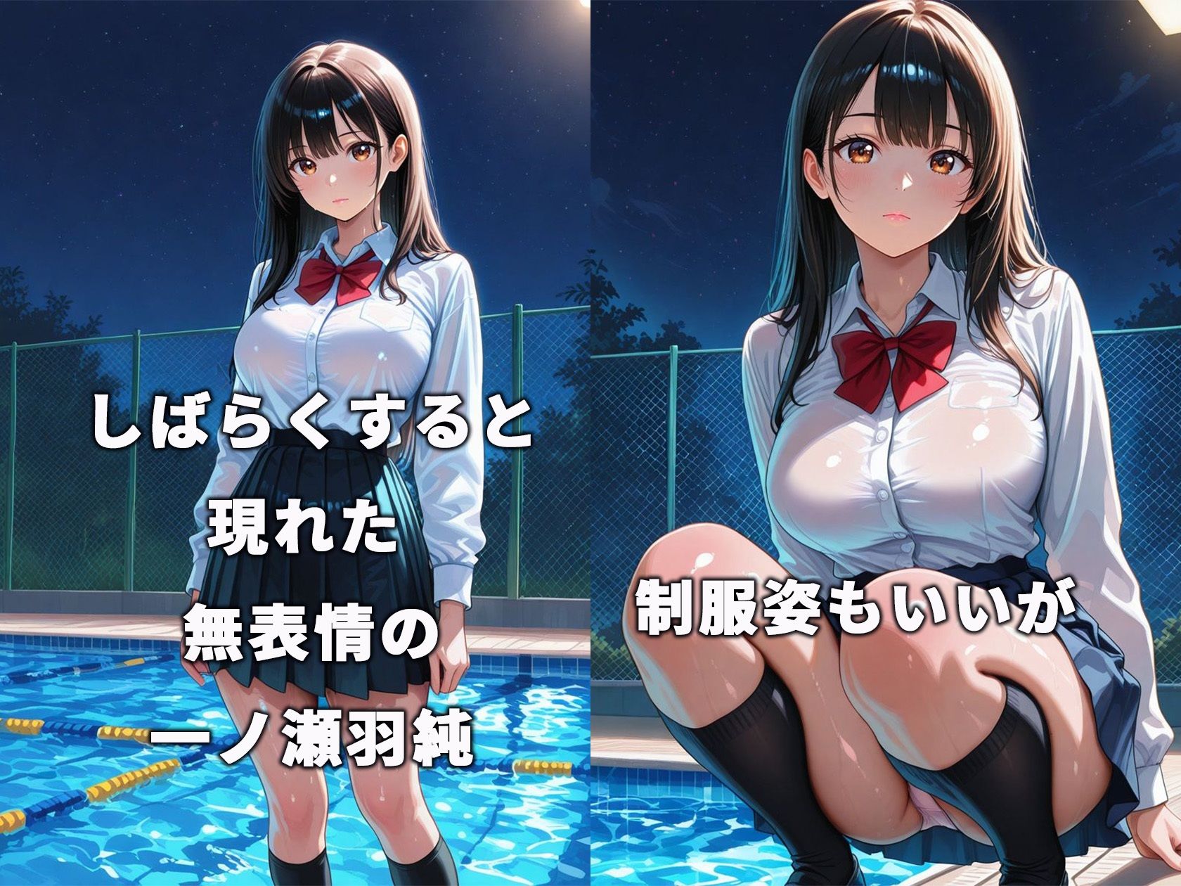 催●簿 part5  卒業アルバムはオナホリスト そのページに載った少女は僕の支配下 〜夜のプールに呼出し編〜 - サンプル画像 3