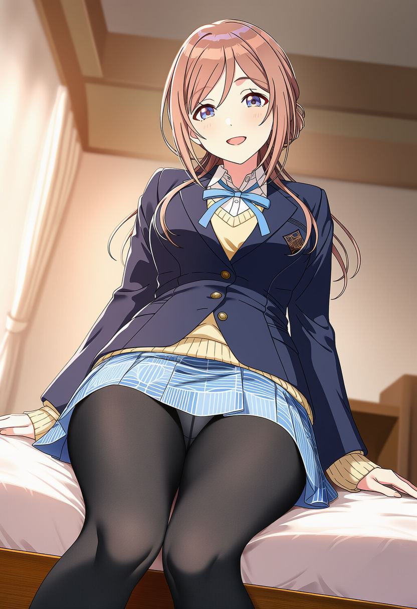 美少女アイドルと子作り（姫〇莉波編） - サンプル画像 1