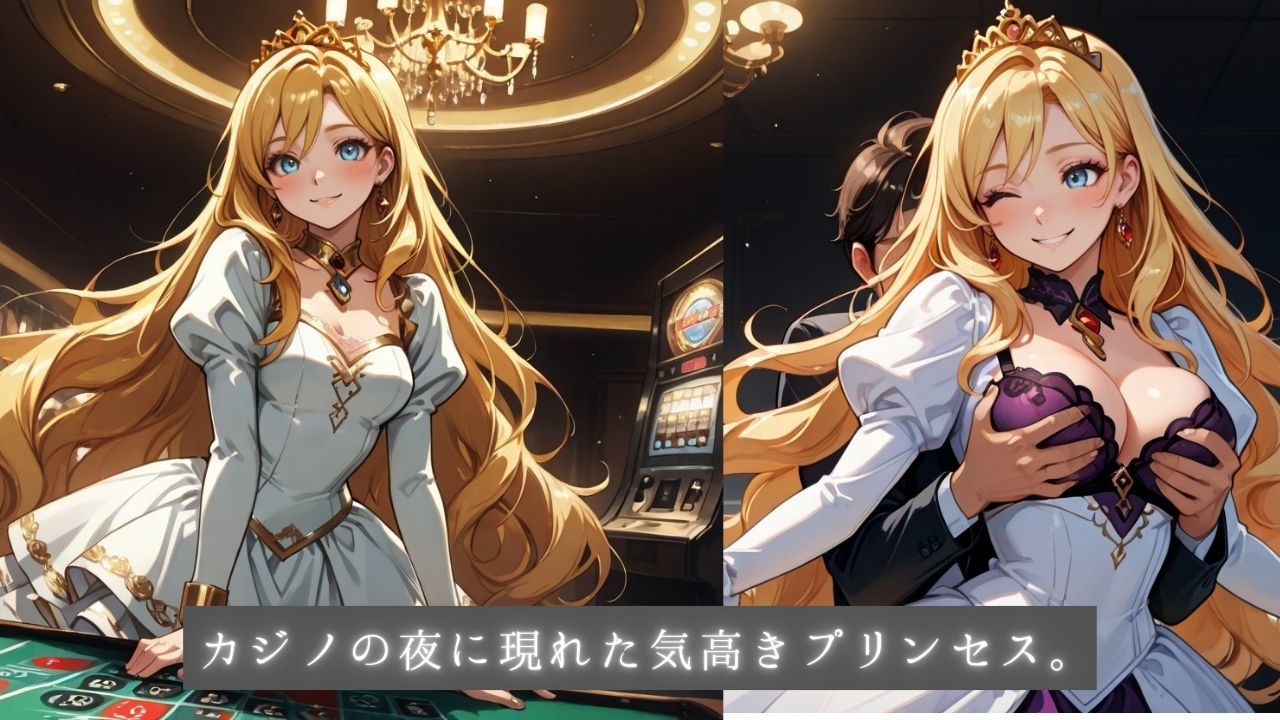 清純プリンセスの着エロカジノ中だし〜ドレスから逆バニーへ〜 - サンプル画像 3