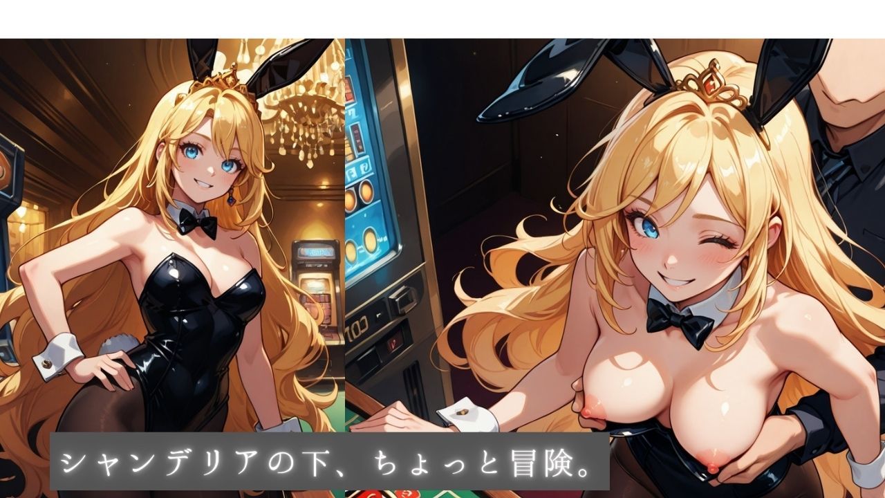 清純プリンセスの着エロカジノ中だし〜ドレスから逆バニーへ〜 - サンプル画像 6
