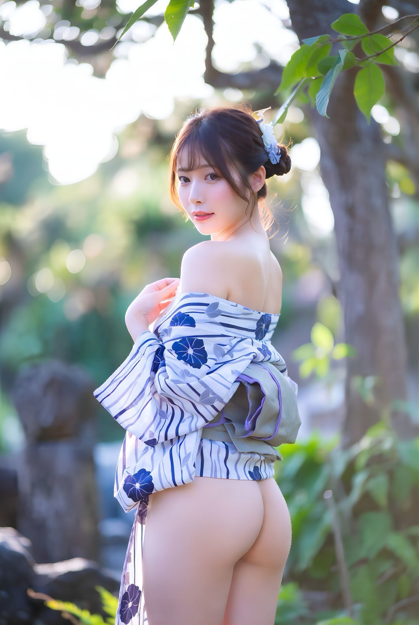 はだけた浴衣1巻（お試し版） - サンプル画像 10