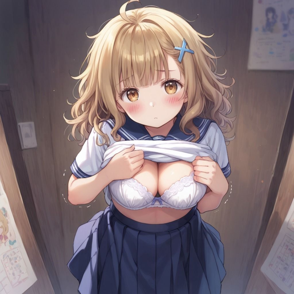 【導入肉声動画ボイス有】空腹の貧乏絵師みことの必死なおねだり〜パン代のために恥ずかしい格好しちゃうかも〜 - サンプル画像 2