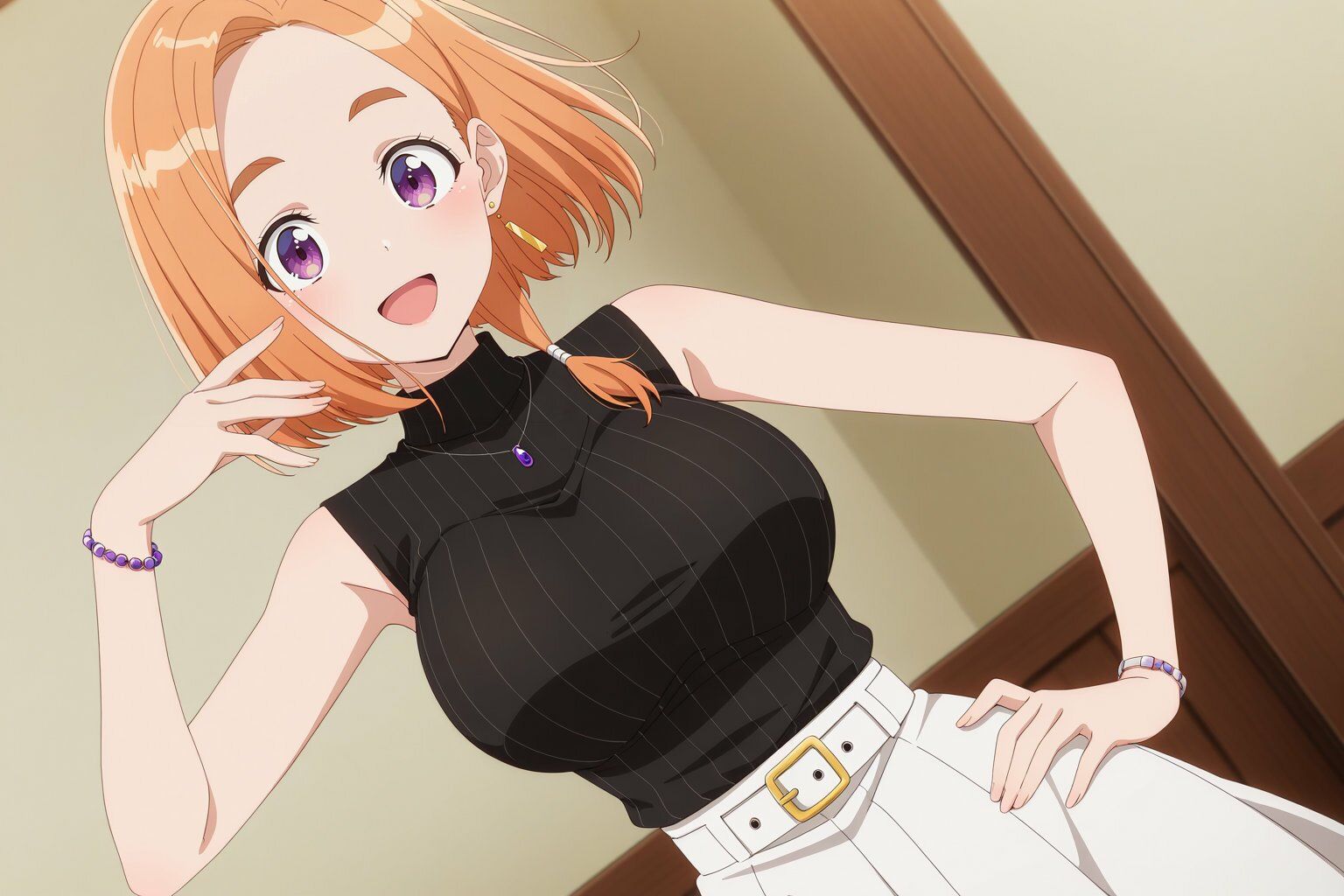 紫雲寺万里  大学でキモおじによる強●性指導 - サンプル画像 1