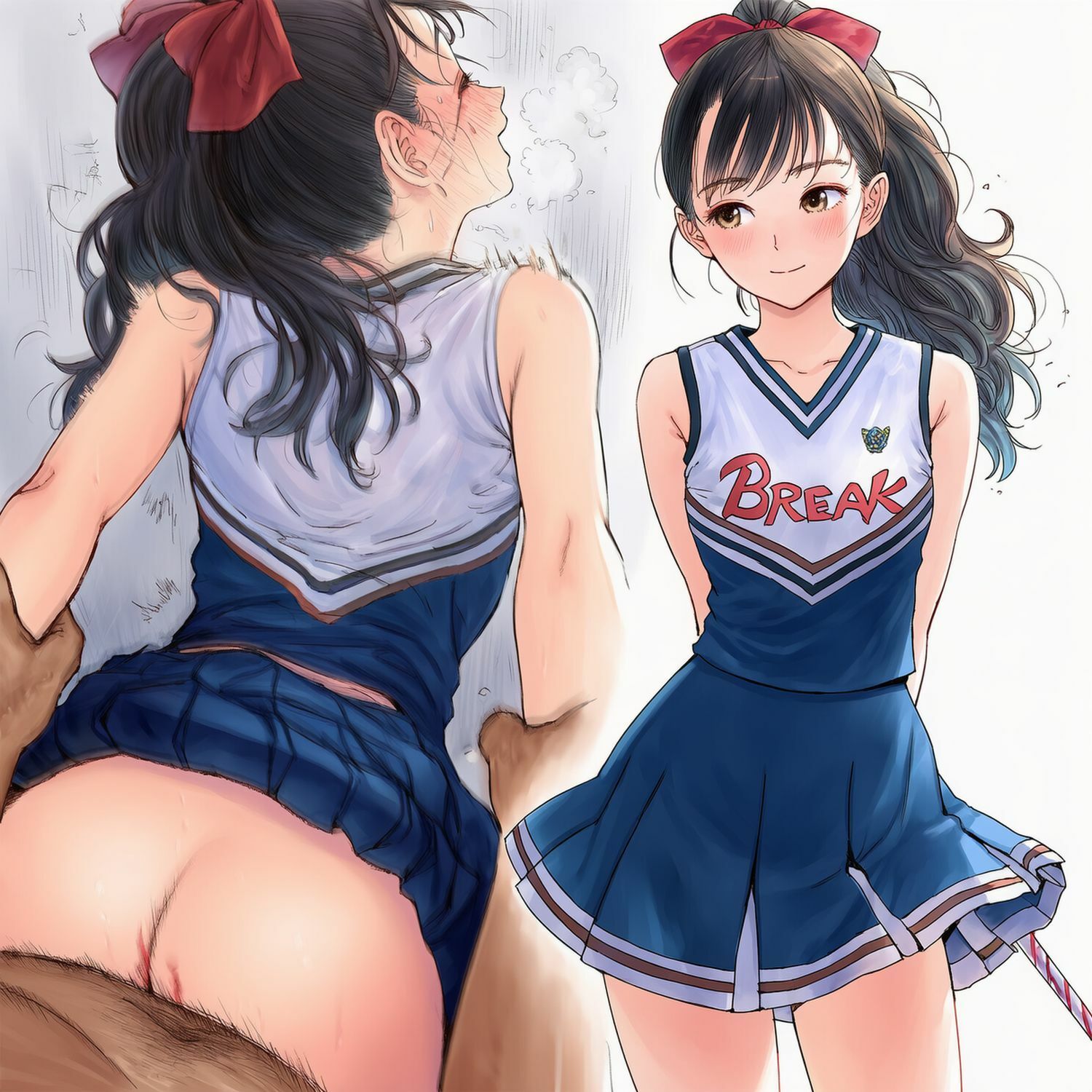 パパ活で処女を散らした制服姿の女の子 - サンプル画像 1