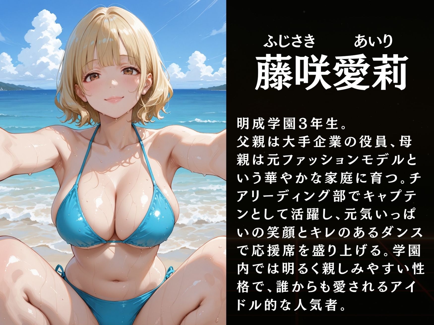 放課後の性指導 〜女子生徒の秘密〜ビーチ編 - サンプル画像 4