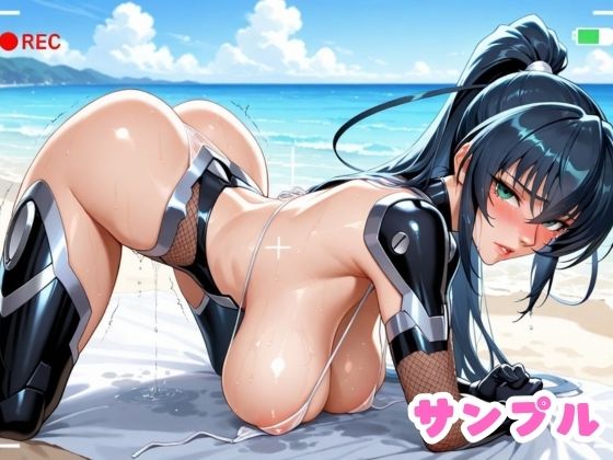 巨乳ヒロイン アサギビキニ撮影会のNTR記録 - 対魔忍 井◯アサギ - サンプル画像 9